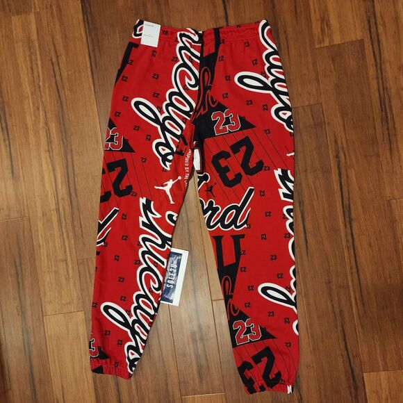 Nike Air Jordan Sweatpants Joggers AOP Women's Medium Loose Fit DD9298-687 NWT - Picture 2 of 4